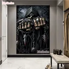 Набор для алмазной живописи 5d сделай сам, картина квадратной формы с рисунком черепа, призрака, мозаика для алмазной живописи, украшение для вышивки