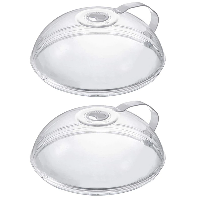 

Large Microwave Splash Cover, Transparent Cover(with Handle) and Adjustable Steam Hole to Keep the Microwave Clean(1Pcs)