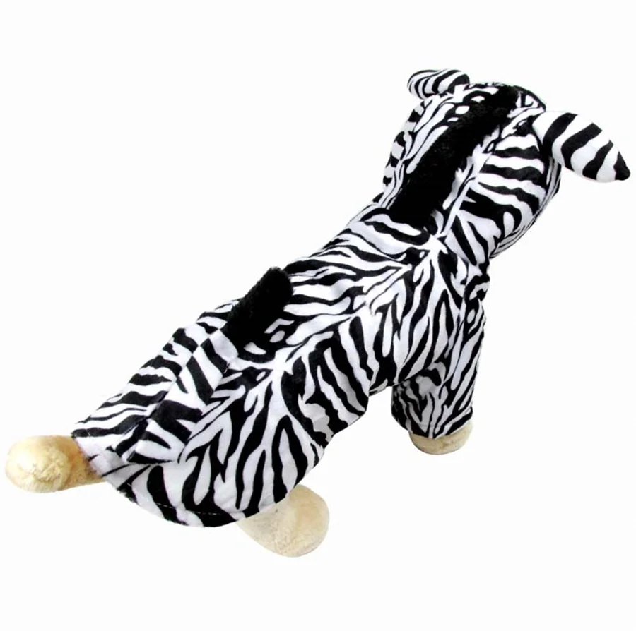 

Zebra Style Pet dogs Coat Free Shiping By CPAM Dogs Clothing