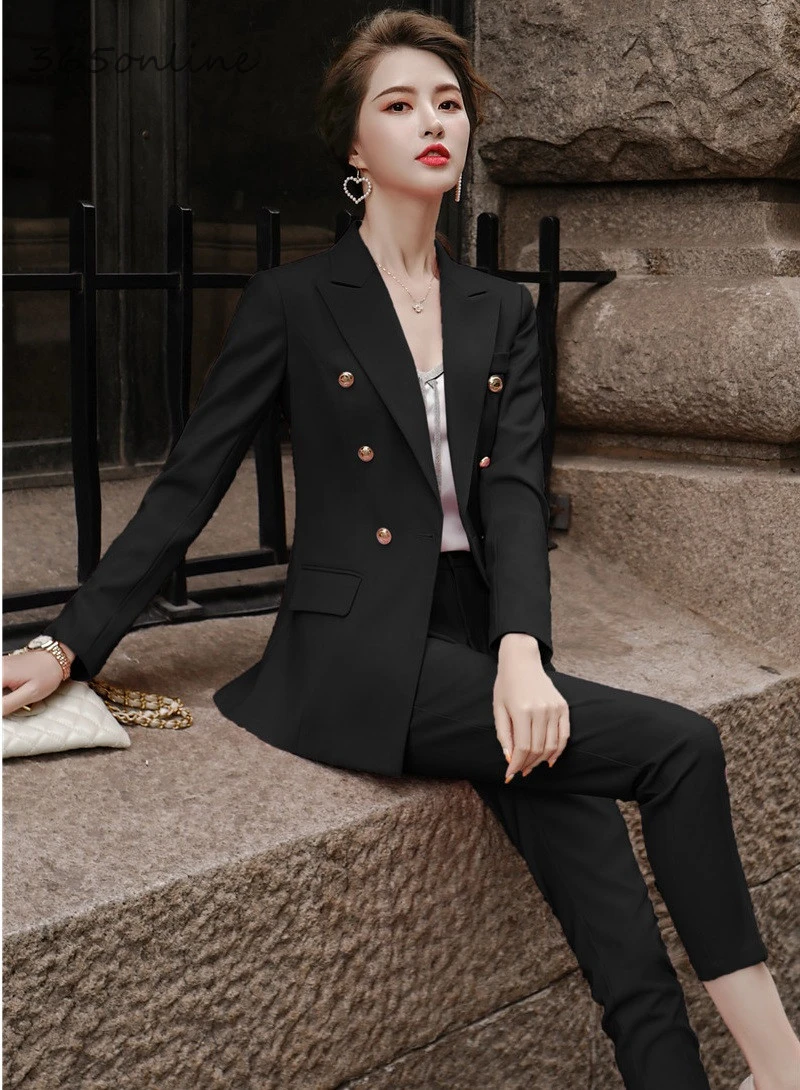 Новинка 2020 весенне осенний розовый официальный дизайн костюмы брюки с брюками