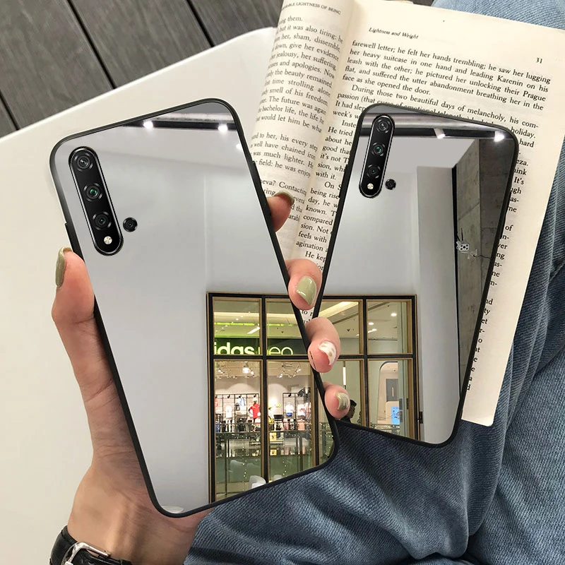 Роскошный чехол LOVECOM с зеркалом для телефона Huawei P40 P30 P20 Lite Mate 30 20 Pro NOVA 6 6SE макияжа
