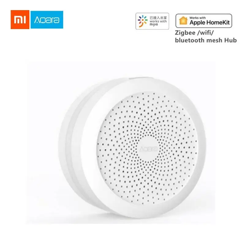 

Шлюз Xiaomi mijia aqara, работает с умным домом Apple Homekit и светодиодным ночником, многорежимный шлюз