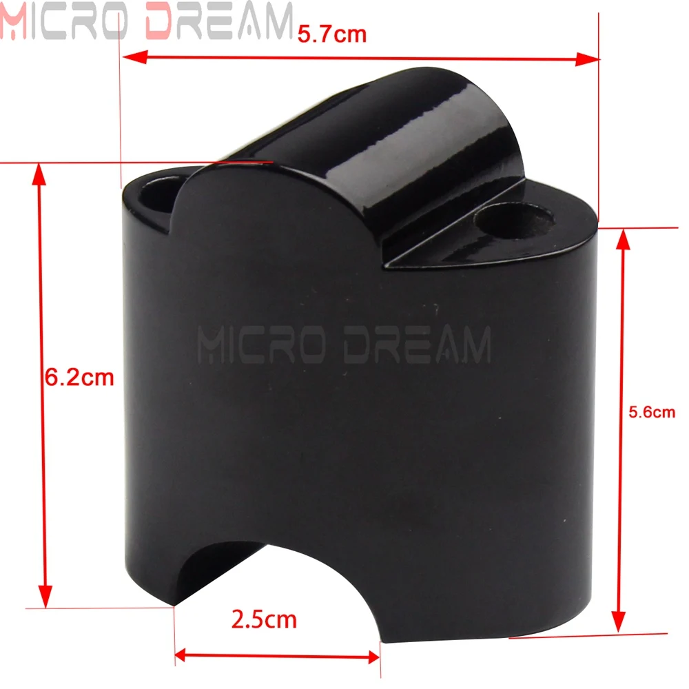 Черный CNC 1 &quotРуль Бар Riser 2&quot рост блок Расширение Комплект для Harley Sportster XL 1200 XL1200X