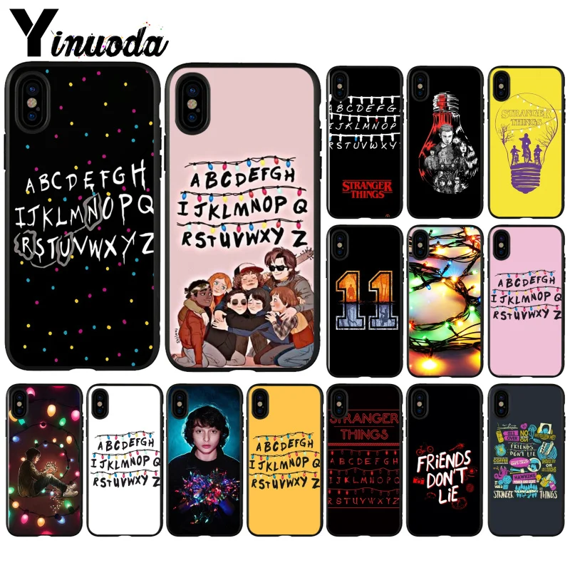 Yinuoda странные вещи Рождественские огни чехол для телефона оболочка для iPhone11 8 7 6 6S Plus 5 5S SE XR X XS MAX 11pro max Coque Shell