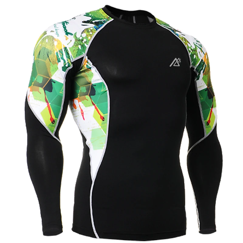 Мужская футболка для велоспорта облегающая s Топы с длинным рукавом футболки |