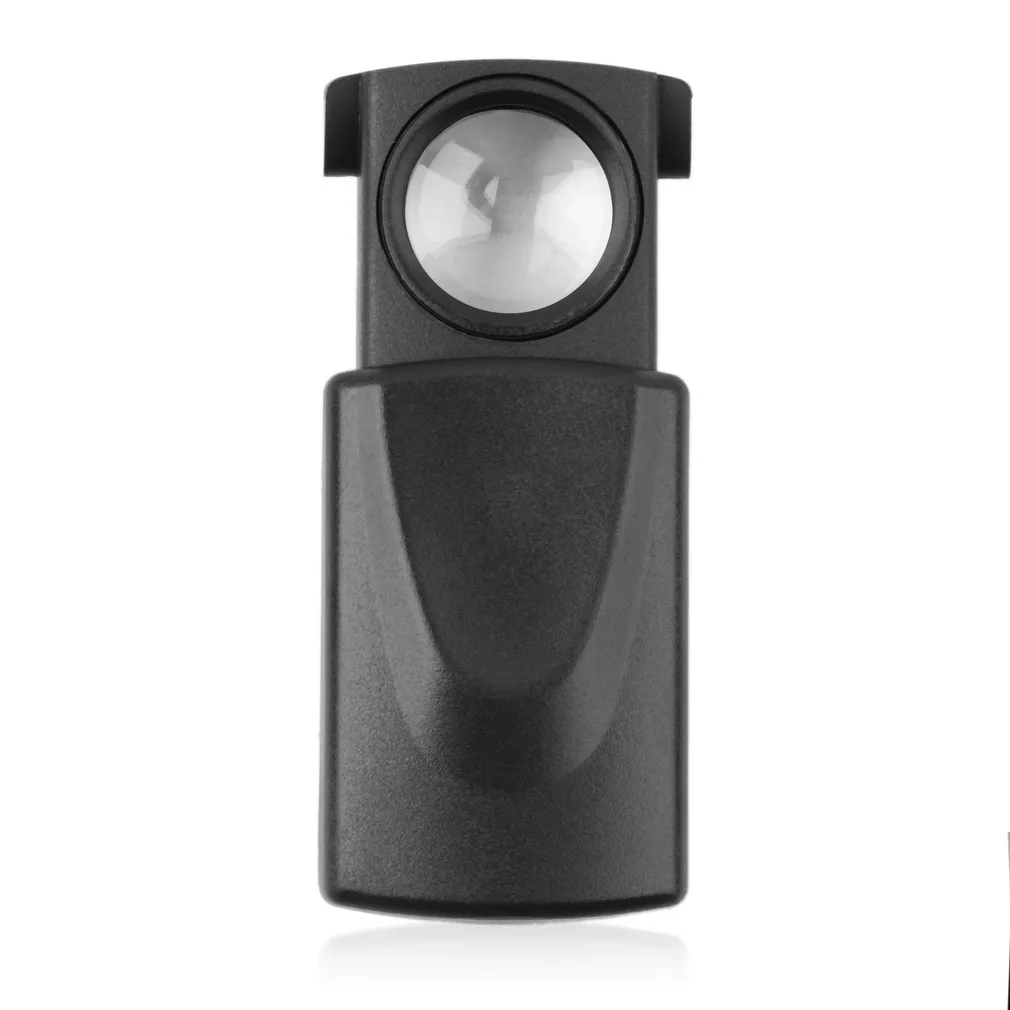 1 шт. Мини карманный 30x21 мм черный микроскоп LED fold eye Jewelry Лупа Потяните Тип