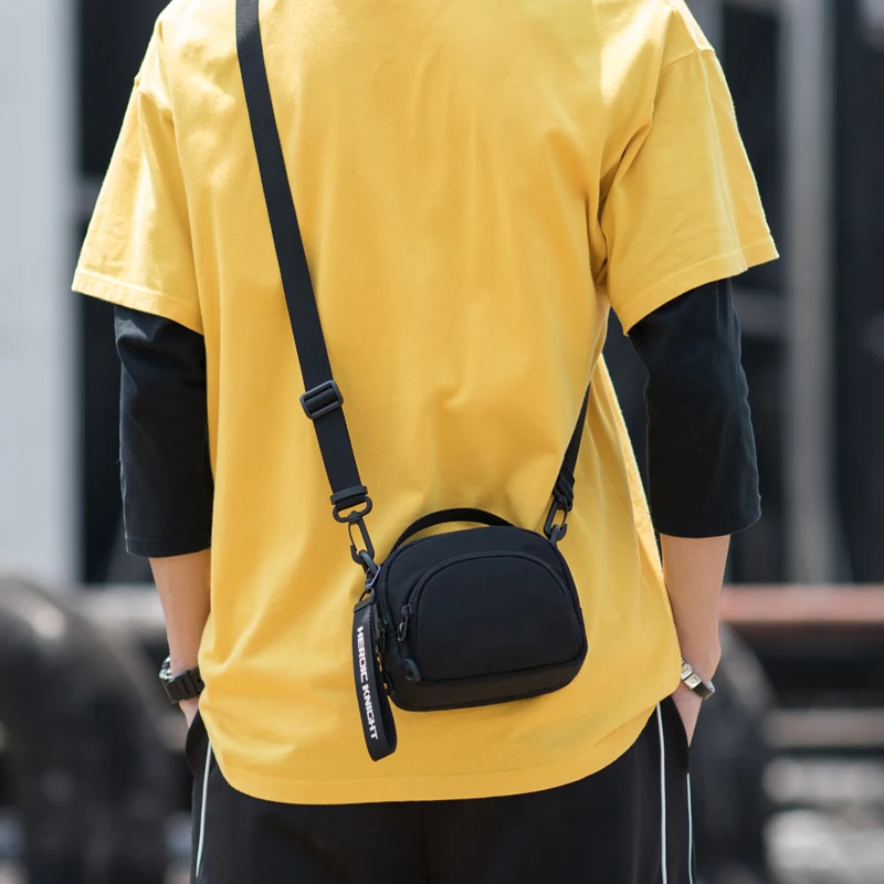 hk 2022 mens purse shoulder bag small messenger bags men travel crossbody bag handbags new fashion male phone money belt wallet free global shipping