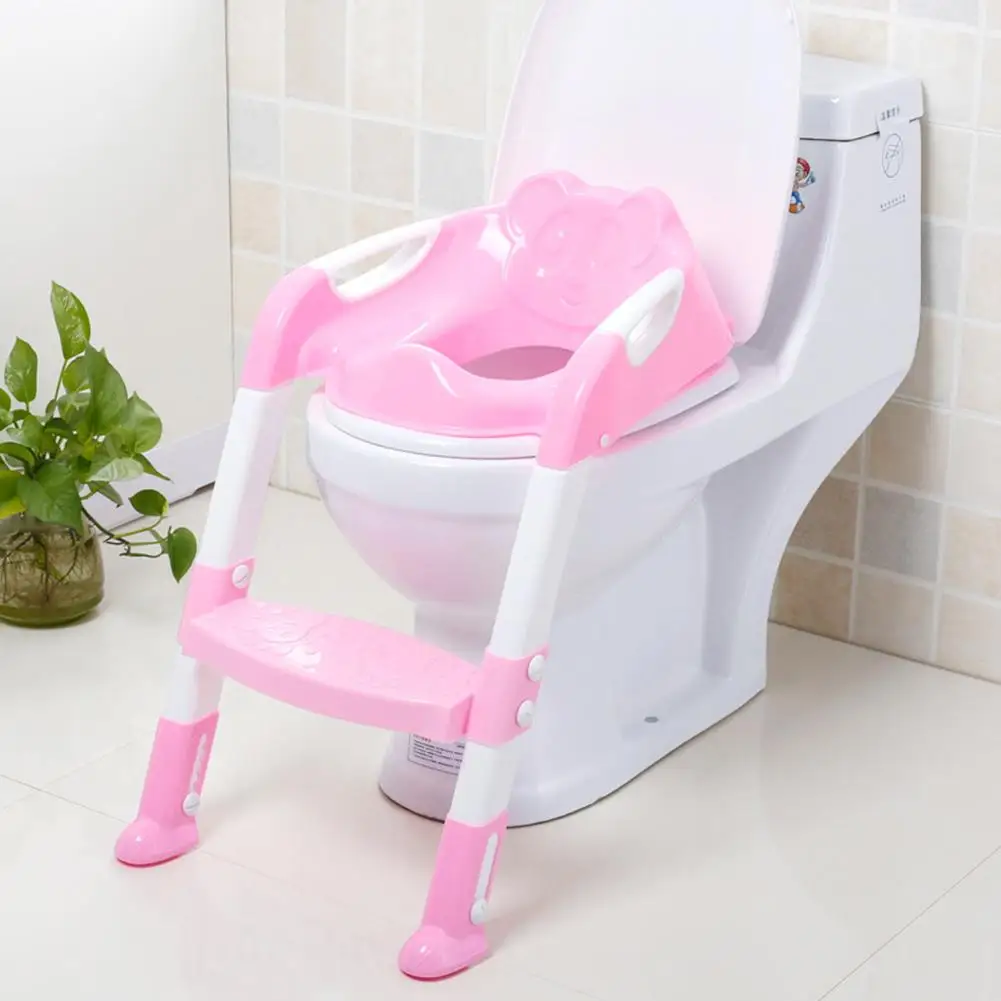 

Folding Baby Potty Infant Kids Toilet Training Seat with Adjustable Ladder Portable Urinal Potty Training Seat Children dropship