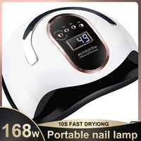 uv led lamp for nails dryer manicure nail lamp 4 mode with motion sensing lcd display touch switch curing poly nail gel polish