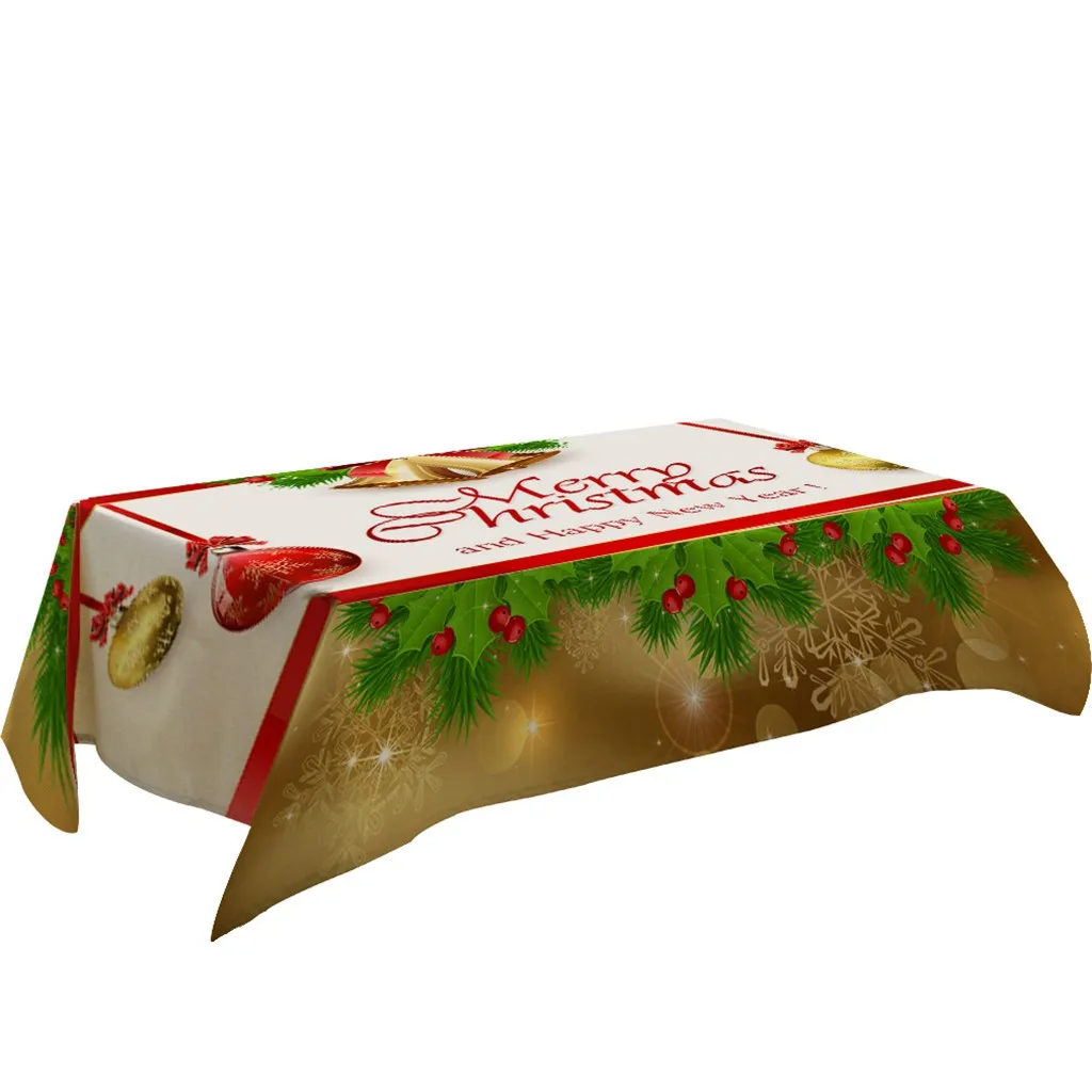 Рождественское украшение Скатерть прямоугольная чайная скатерть Обеденный