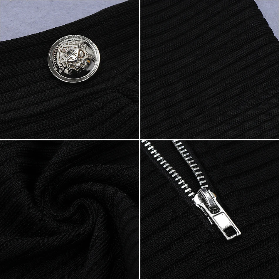 

Adyce 2021 New Autumn Women Club Off Shoulder Mini Bandage Dress Sexy Long Sleeve Buttons Celebrity Evening Runway Party Dresses