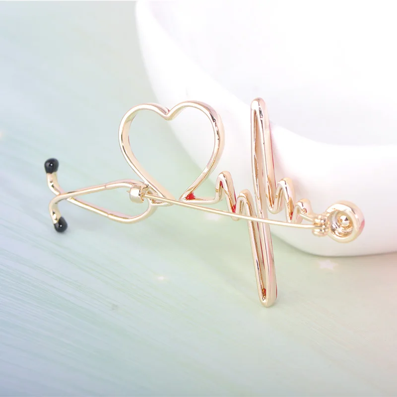 Женская эмалированная блузка с электрокардиограммой | Украшения и аксессуары