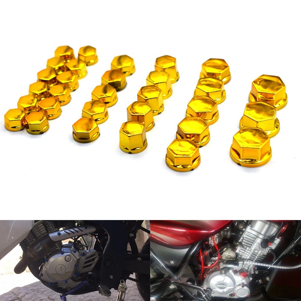 Мотоцикл Скутер винт гайка болт крышка украшения части 30 шт для Kawasaki Ninja ZX6R ZX6RR ZX636