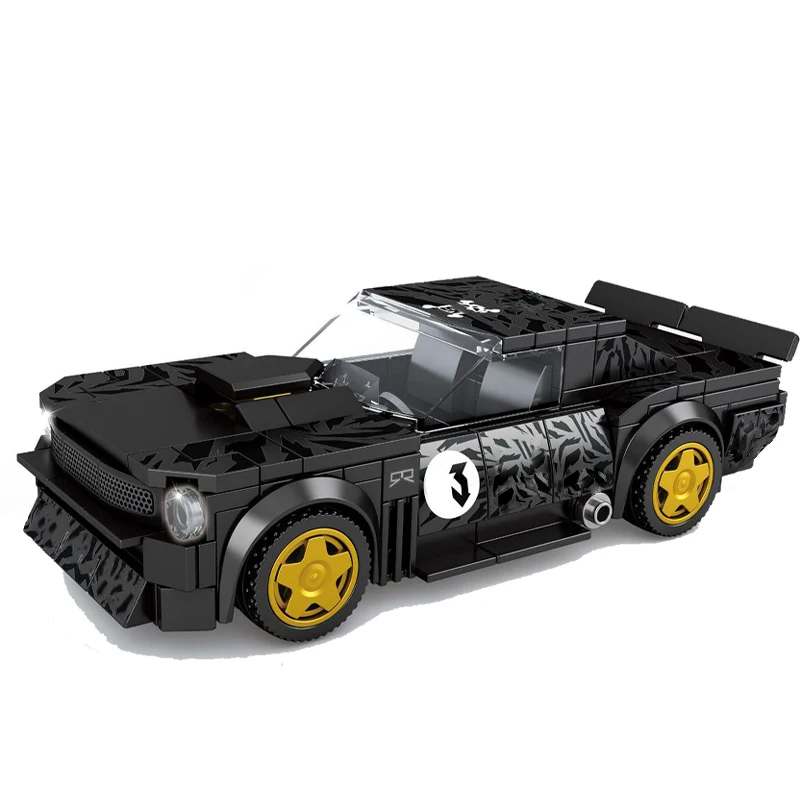 

Speed Champions Forded Mustang Formula Supercar Racing Car Building Blocks Racer Vehicle Bricks MOC Creator Model Toys For Kids