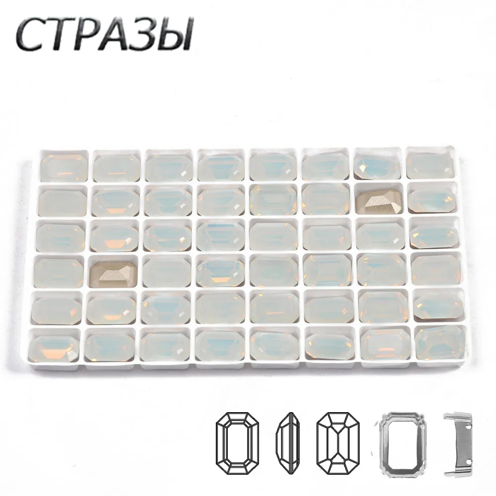 

CTPA3bI White Opal Color Crystal Sew On Rhinestones With Claw Glass Strass sew On Claw Rhinestone For Sewing Garment Dress Craft