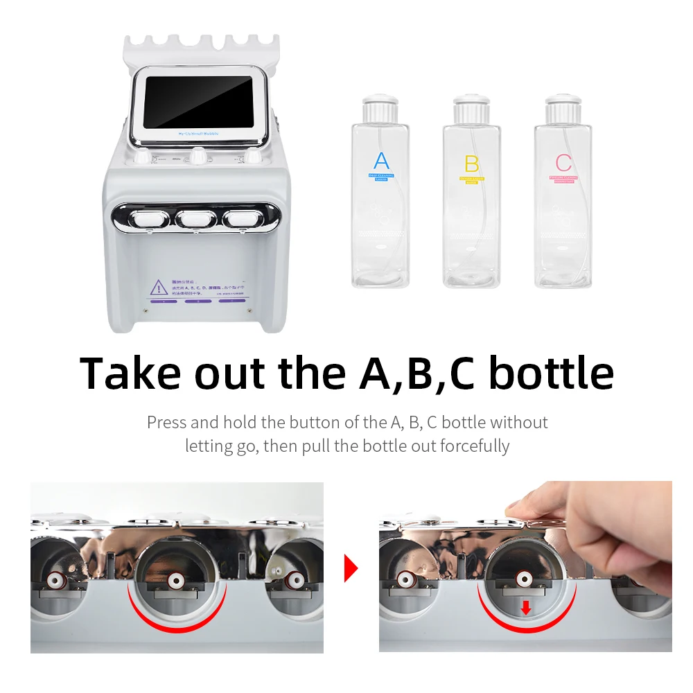 Новый 6 в 1 портативный гидро дермабразия уход за кожей красота машина вода