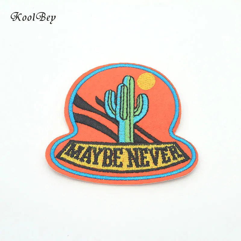 2 шт./лот мультфильм Кактус одежда вышивка патч Ткань стикер утюжок на Шить Патч