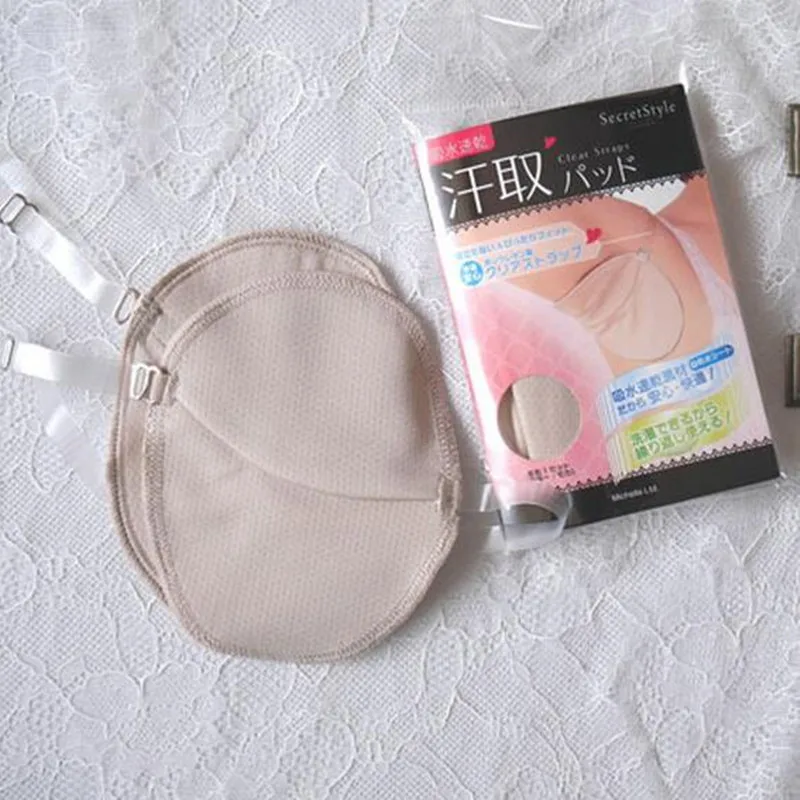 2 Pcs/pair New Reusable Women Men Washable Underarm Armpit Sweat Pads Perfume Absorbing Anti