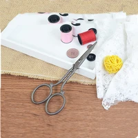 high quality european retro sewing scissors for fabric sharp stainless steel craft scissors sewing tools zig zag fabric scissors