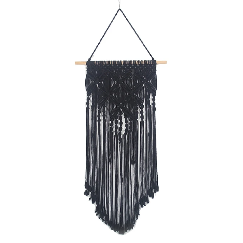 

Macrame Wall Hanging Woven Wall Art Macrame Tapestry - Boho Home Backdrop Decoration