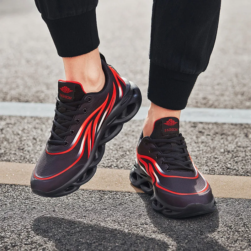 

Xpay 2020 Best Selling Casual Sneaker Shoes Men Breathable Mesh Shoes Fashion Men Shoes Black Red Shoes Men New designer Shoes