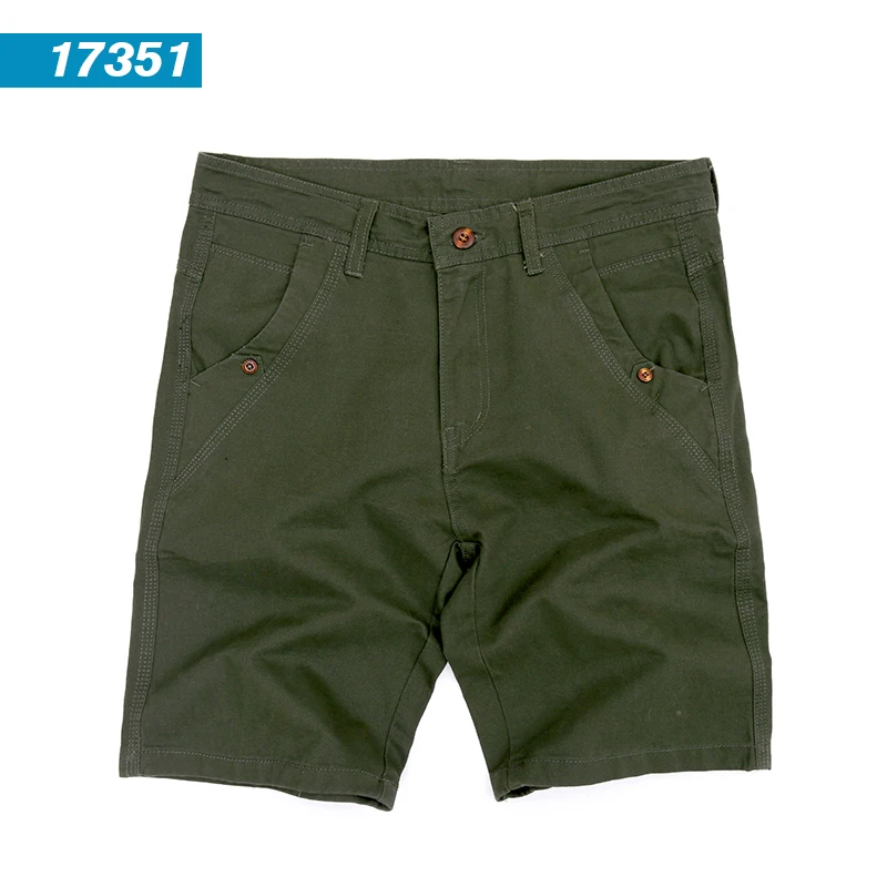 Шорты мужские хлопковые однотонные повседневные короткие штаны для бега и