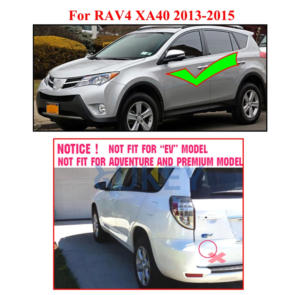 4 шт./комплект Автомобильные Брызговики для Toyota RAV4 XA40 2013 2014 2015 | Автомобили и