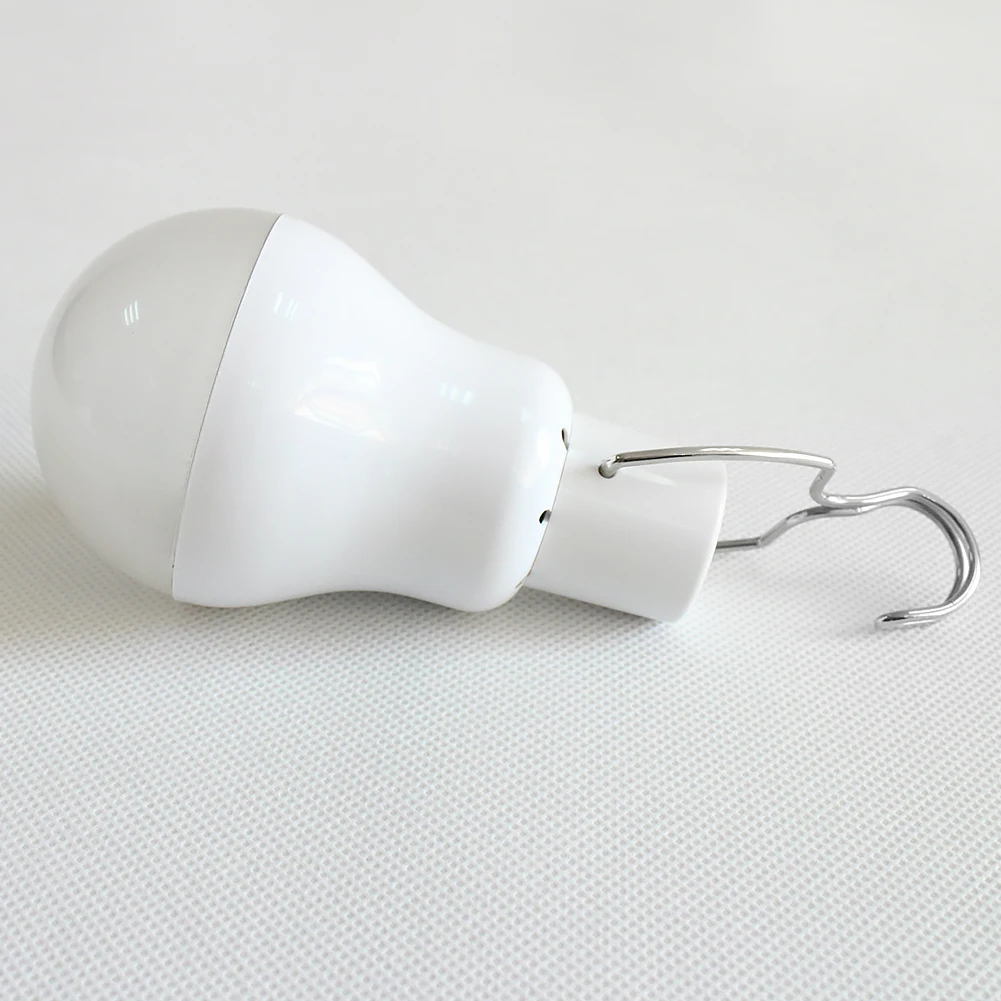 

Portable Solar Emergency Lamp LED Bulb Rechargeable Waterproof Fishing Camping Light Hanging Outdoor