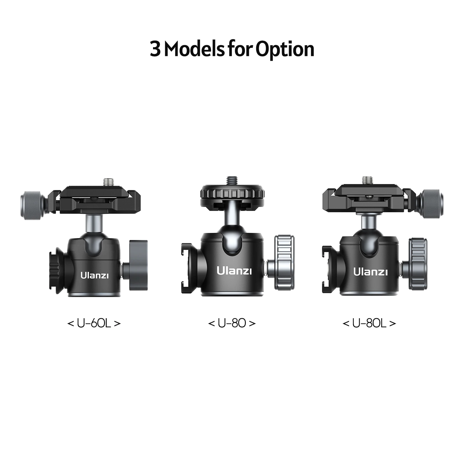 Ulanzi шаровая Головка Arca Swiss боковая холодная башмак с быстроразъемной пластиной 1/4
