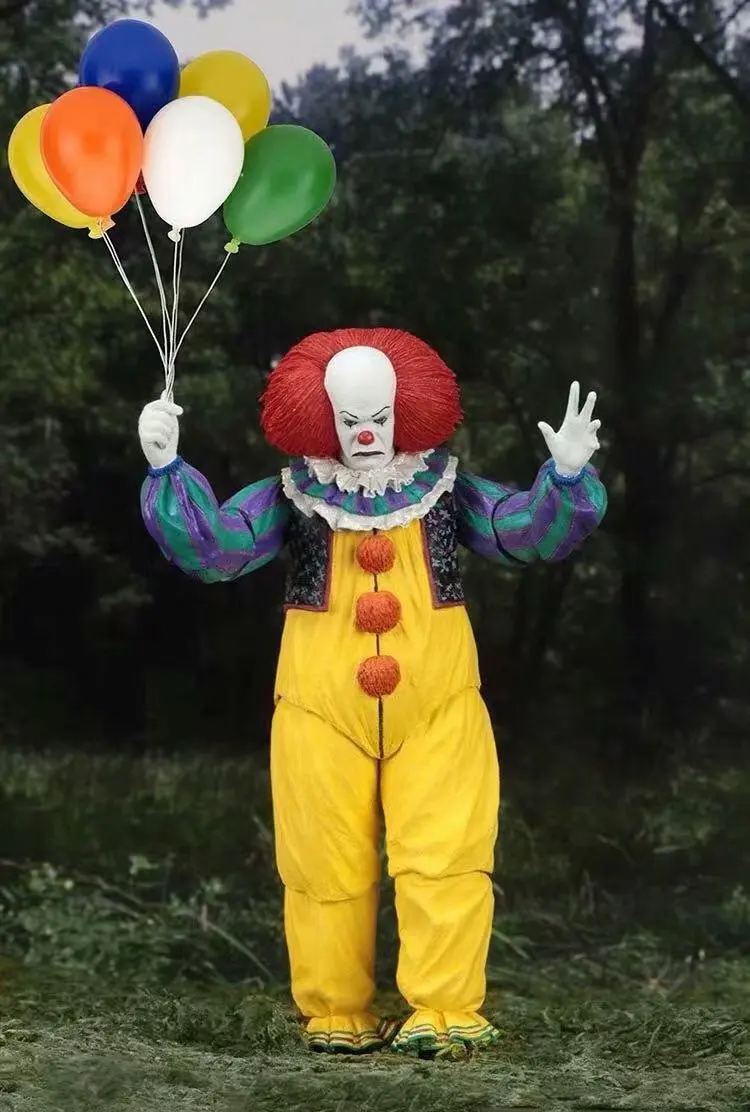 Фигурки героев NECA IT Pennywise 7 дюймов ПВХ игрушки 1990 Ver подвижные для детей подарки на