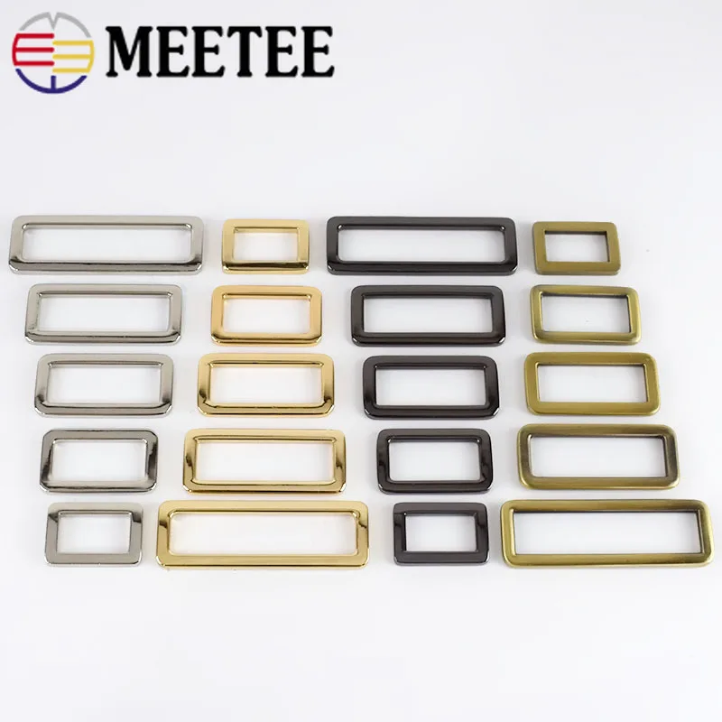5/10 шт. Meetee металлический мешок пряжки регулируемый ремень лямки застежка для рюкзак обувь с ремешком в виде буквы ошейник аксессуары «сделай сам»