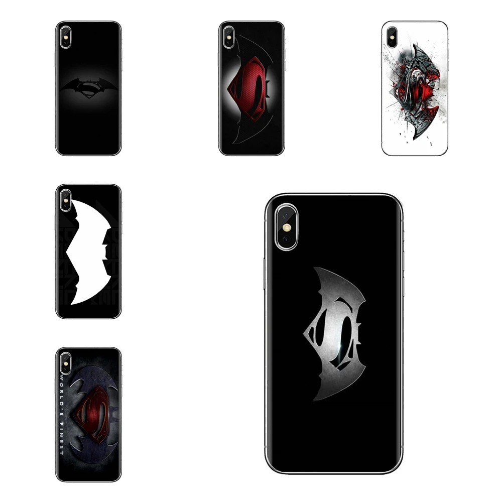 Movie Batman vs Superman logo TPU Bag Case For Samsung Galaxy S2 S3 S4 S5 MINI S6 S7 edge S8 S9 Plus Note 2 3 4 5 8 Coque Fundas |