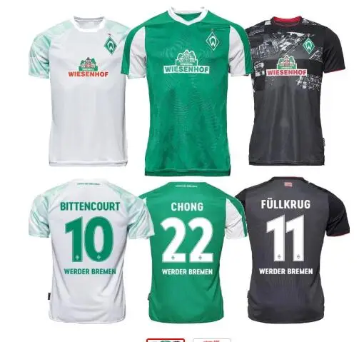 

2020 2021 SV Werder Bremen city Jerseys 20 21 BITTENCOURT KLAASSEN M.EGGESTEIN OSAKO SELKE RASHICA football Shirts