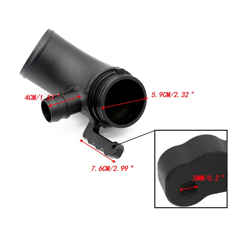 Турбокомпрессор впускной порт Модернизированная труба впускная турбо для Golf 7 Audi