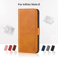 flip cover for infinix note 8 business case leather luxury with magnet wallet case for infinix note 8 phone cover