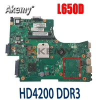 akemy v000218060 1310a2333209 mainboard for toshiba satellite l650d pc motherboard socket s1 hd4200 ddr3 free cpu