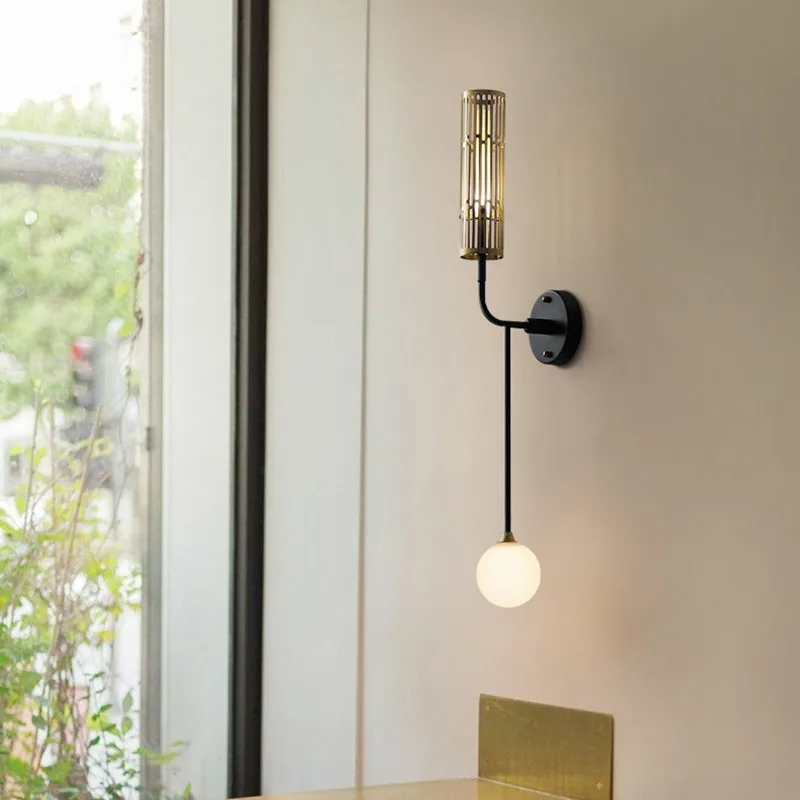 Скандинавский промышленный прикроватный настенный светильник Креативный