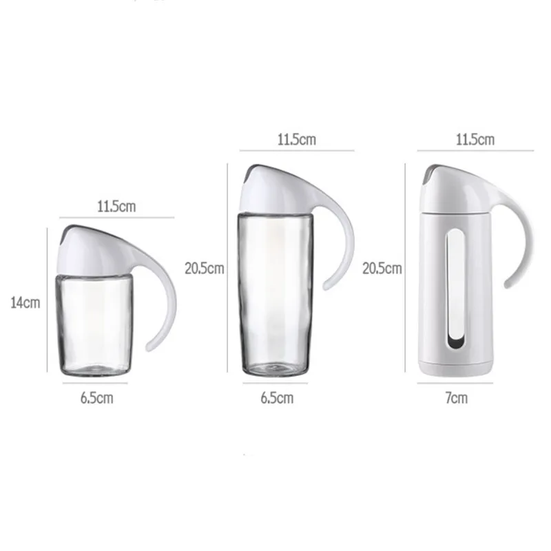 Прозрачный стеклянный диспенсер для масла в европейском стиле бутылка соевого