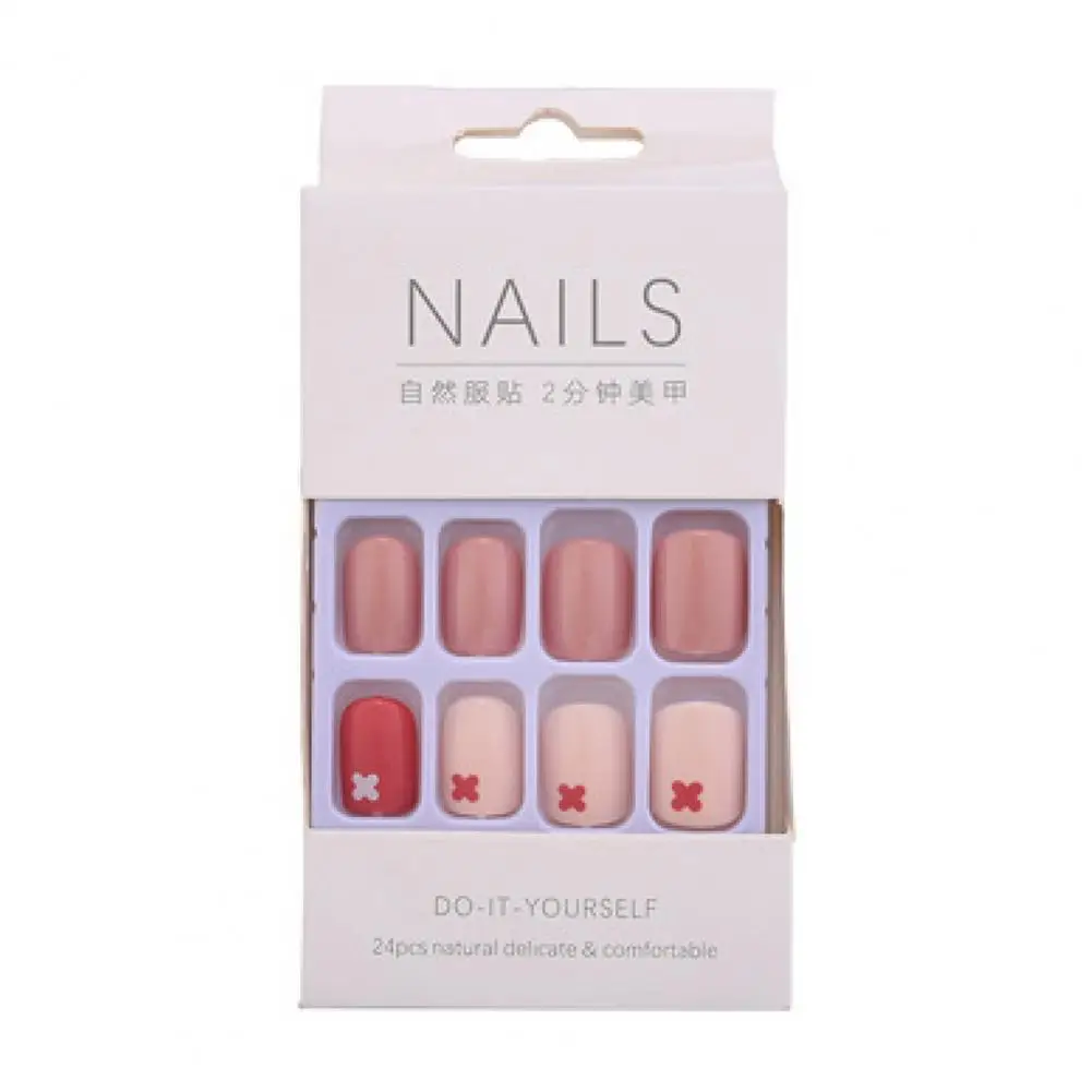 

1 Set Fake Nails Removable Resin Full Cover Nail Art Artificial Tips for Party Nail Artificial Tips Nail False Tips