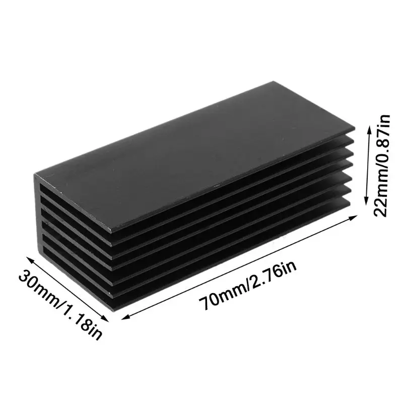 

2021 New 1Set Aluminum Heatsink Cooling Thermal Pad Cooling Radiator Cooler For NVME M.2 SSD Solid State Hard Drive Disk
