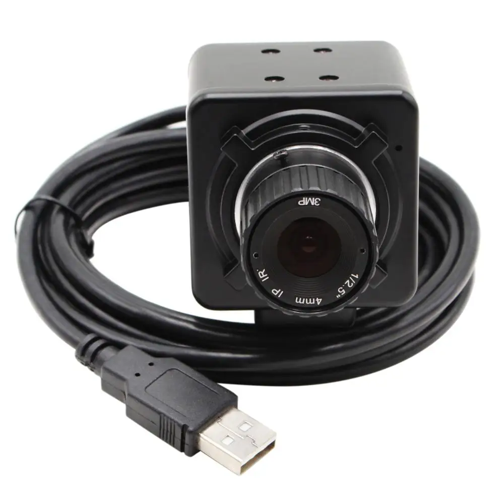 USB камера видеонаблюдения 4K 3840*2160 CMOS Sony IMX415 сенсор ручная фокусировка Объектив CS