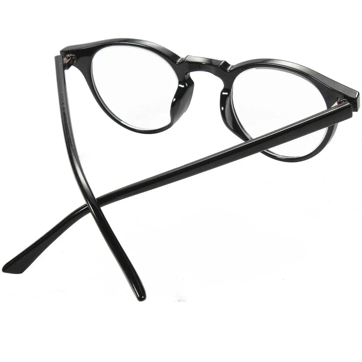 

Agstum Fashion Round Glasses Women Retro Leopard Black Reading Glasses Men Vintage Ultralight Hyperopia Eyeglasses