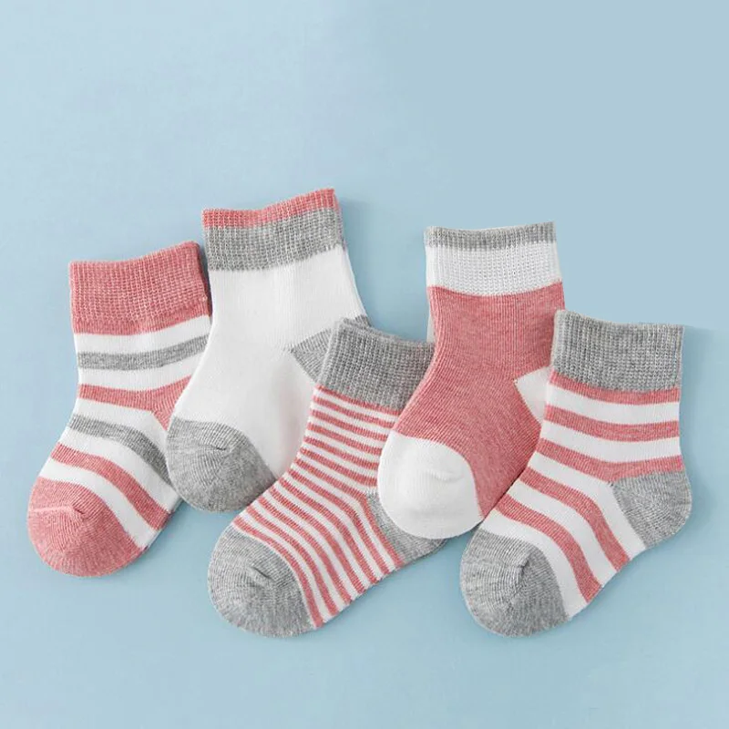 5 пара/лот Новые детские носки Хлопковые для малышей|Носки| |
