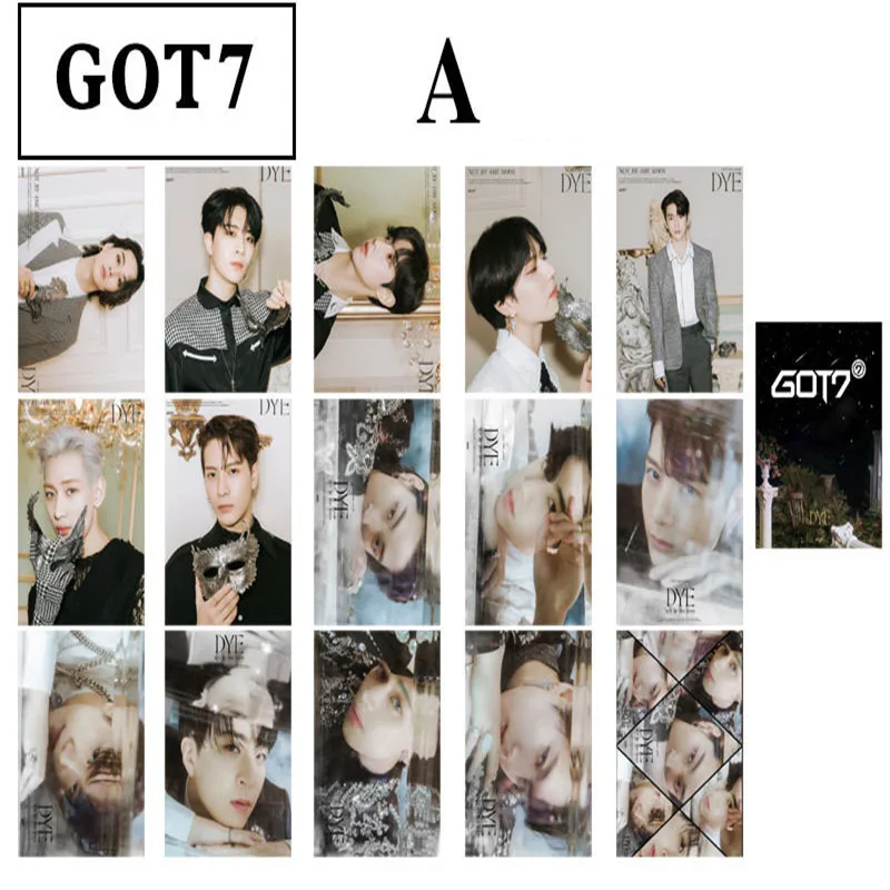15Pcs/Set GOT7 Returns New Album DYE JB JinYoung Mark Jackson YoungJae BamBam YuGyeom LOMO Card Postcard Collection Concert Gift |