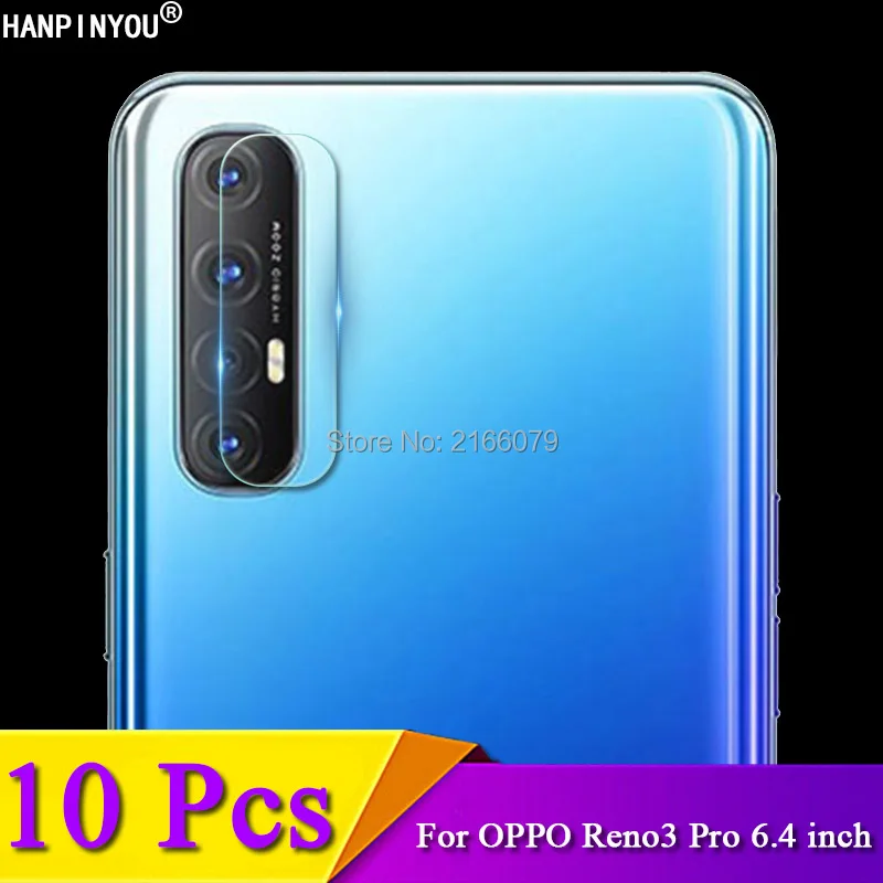 

10 шт./лот для OPPO Reno3 Pro 6,4 дюйма прозрачный защитный чехол для объектива камеры заднего вида с защитой от царапин мягкая закаленная искусственная кожа