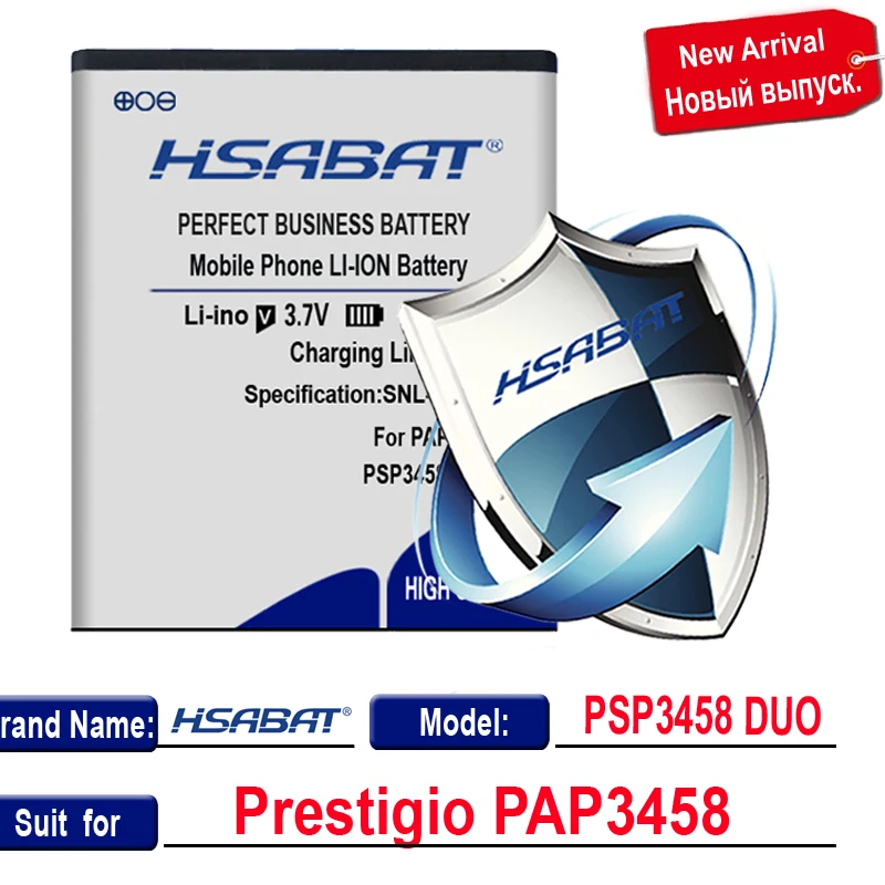 Аккумулятор HSABAT 2900 мАч для Prestigio PSP3458 DUO PAP3458|Аккумуляторы мобильных телефонов| |