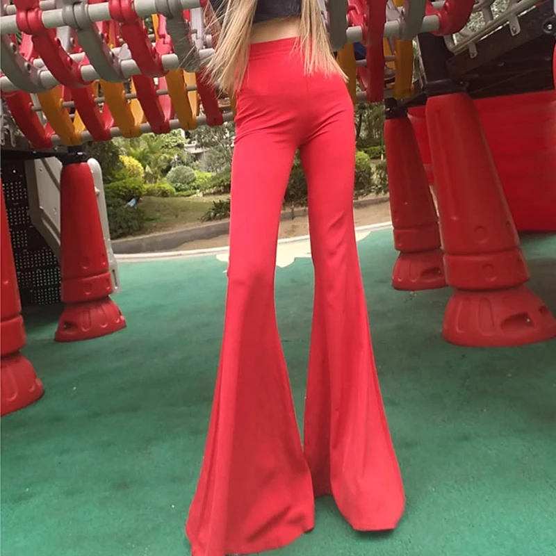 Пикантные повседневные брюки женские весенне летние с высокой талией модные