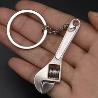 mini wrench key chain car portable metal adjustable universal spanner men special gift bike motorcycle car key chain accessories