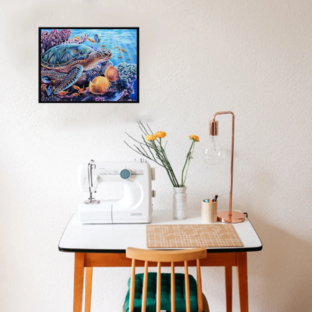 5D алмазная вышивка море черепаха полная дрель краска с алмазным искусством DIY