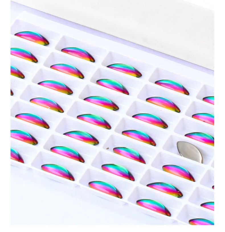 AB 3D ногтей Стразы со стразами с металлизированными украшениями блестящие дизайн